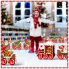 4pcs, Christmas Decorations Outdoor Yard Train Lawn Sign Gingerbread Santa Snowman Heart Yard Sign With 8 Yard Stakes For Outdoor Christmas Decoration