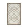 Exton Two-tone Overlapping Geometric Wood Panel Wall Decor