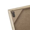 Exton Two-tone Overlapping Geometric Wood Panel Wall Decor