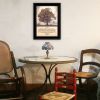 Trendy Decor 4U "Living Life" Framed Wall Art, Modern Home Decor Framed Print for Living Room, Bedroom & Farmhouse Wall Decoration by Bonnie Mohr